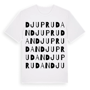 Djuprudan ordlek t-shirt – ekologisk bomull t-shirt från Pinshirt