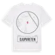 White t-shirt med Djupvreten t-shirt