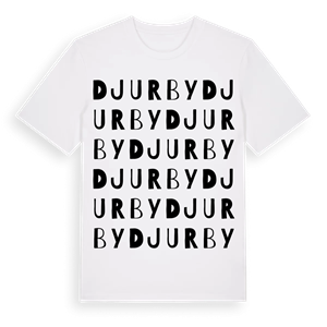Djurby ordlek t-shirt – ekologisk bomull t-shirt från Pinshirt