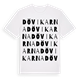 Dövikarna ordlek t-shirt