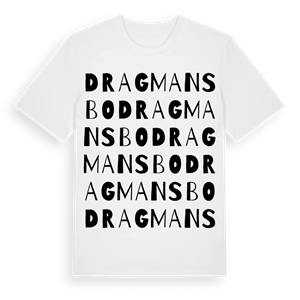 Dragmansbo ordlek t-shirt – ekologisk bomull t-shirt från Pinshirt