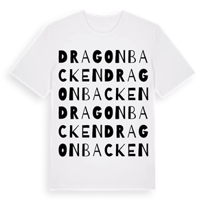 Dragonbacken ordlek t-shirt – ekologisk bomull t-shirt från Pinshirt