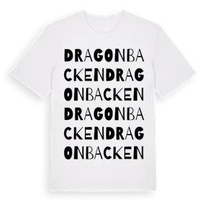 Dragonbacken ordlek t-shirt – ekologisk bomull t-shirt från Pinshirt