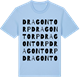 Blue Soul t-shirt med Dragontorp ordlek t-shirt
