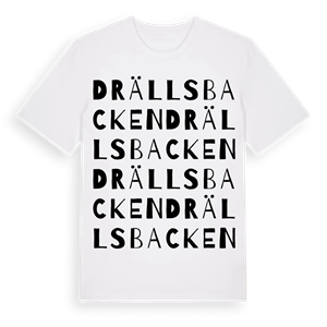 Drällsbacken ordlek t-shirt – ekologisk bomull t-shirt från Pinshirt