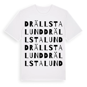 Drällstalund ordlek t-shirt – ekologisk bomull t-shirt från Pinshirt
