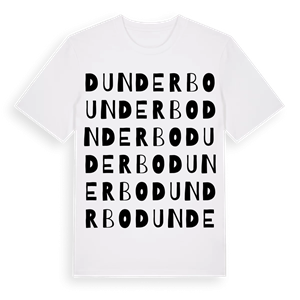 Dunderbo ordlek t-shirt – ekologisk bomull t-shirt från Pinshirt