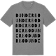 Mid Heather Gray t-shirt med Dunderbo ordlek t-shirt