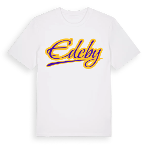 Edeby baseball t-shirt – ekologisk bomull t-shirt från Pinshirt