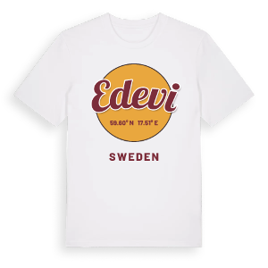 Edevi cirkel t-shirt – ekologisk bomull t-shirt från Pinshirt