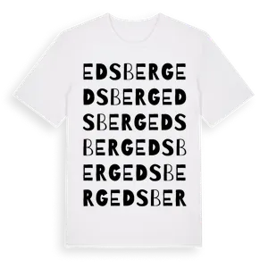 Edsberg ordlek t-shirt – ekologisk bomull t-shirt från Pinshirt