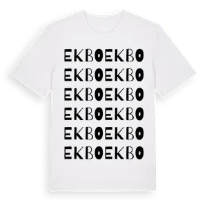 Ekbo ordlek t-shirt – ekologisk bomull t-shirt från Pinshirt