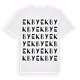 White t-shirt med Ekby ordlek t-shirt