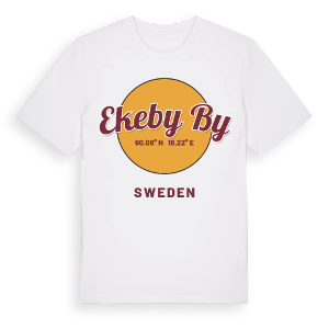 Ekeby By cirkel t-shirt – ekologisk bomull t-shirt från Pinshirt