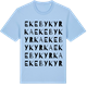 Blue Soul t-shirt med Ekeby kyrka ordlek t-shirt