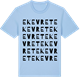 Blue Soul t-shirt med Ekevret ordlek t-shirt
