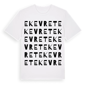 Ekevret ordlek t-shirt – ekologisk bomull t-shirt från Pinshirt