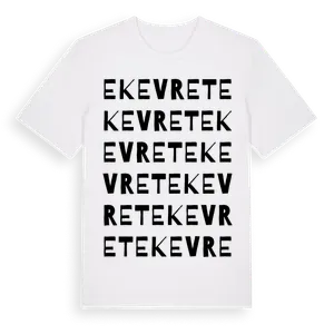 Ekevret ordlek t-shirt – ekologisk bomull t-shirt från Pinshirt