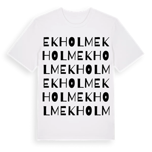 Ekholm ordlek t-shirt – ekologisk bomull t-shirt från Pinshirt