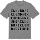 Mid Heather Gray t-shirt med Eklunda ordlek t-shirt