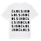 Ekolsund ordlek t-shirt
