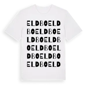 Eldbo ordlek t-shirt – ekologisk bomull t-shirt från Pinshirt