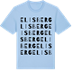Blue Soul t-shirt med Elisberg ordlek t-shirt