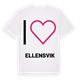 Jag älskar Ellensvik t-shirt stort tryck