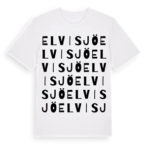 Elvisjö ordlek t-shirt – ekologisk bomull t-shirt från Pinshirt