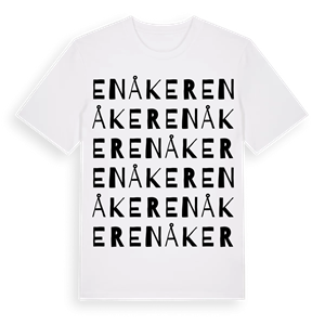 Enåker ordlek t-shirt – ekologisk bomull t-shirt från Pinshirt
