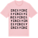 Pink Cotton t-shirt med Eneby ordlek t-shirt