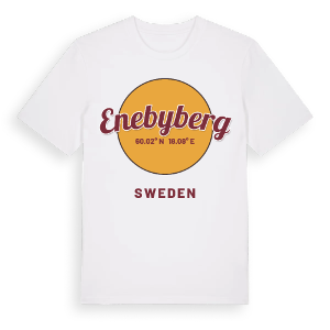 Enebyberg cirkel t-shirt – ekologisk bomull t-shirt från Pinshirt