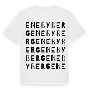 Enebyberg ordlek t-shirt – ekologisk bomull t-shirt från Pinshirt