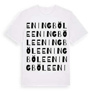Eningböle ordlek t-shirt – ekologisk bomull t-shirt från Pinshirt