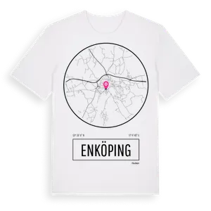 Enköping t-shirt – ekologisk bomull t-shirt från Pinshirt