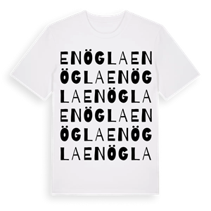 Enögla ordlek t-shirt – ekologisk bomull t-shirt från Pinshirt