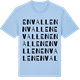Blue Soul t-shirt med Envallen ordlek t-shirt
