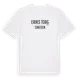 White t-shirt med Eriks Torg i Sverige t-shirt