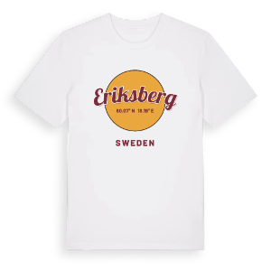 Eriksberg cirkel t-shirt – ekologisk bomull t-shirt från Pinshirt