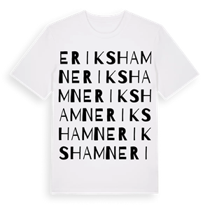 Erikshamn ordlek t-shirt – ekologisk bomull t-shirt från Pinshirt