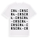 Erk-Ers ordlek t-shirt