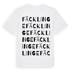 Fäcklinge ordlek t-shirt – ekologisk bomull t-shirt från Pinshirt