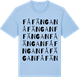 Blue Soul t-shirt med Fåfängan ordlek t-shirt