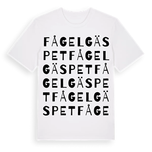 Fågelgäspet ordlek t-shirt – ekologisk bomull t-shirt från Pinshirt