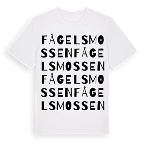 Fågelsmossen ordlek t-shirt – ekologisk bomull t-shirt från Pinshirt