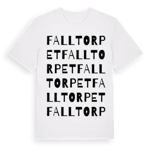 Falltorpet ordlek t-shirt – ekologisk bomull t-shirt från Pinshirt