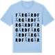 Blue Soul t-shirt med Färgärd ordlek t-shirt