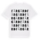 Färgärd ordlek t-shirt
