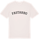 Vintage White t-shirt med Fastarbo böjd t-shirt