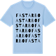 Blue Soul t-shirt med Fastarbo ordlek t-shirt